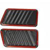 Korlot Carbon fiber Air Vent cover AC outlet trim on the side of dashboard kit for Ford F150 2021+ for 2023 F250 F350 Super Duty