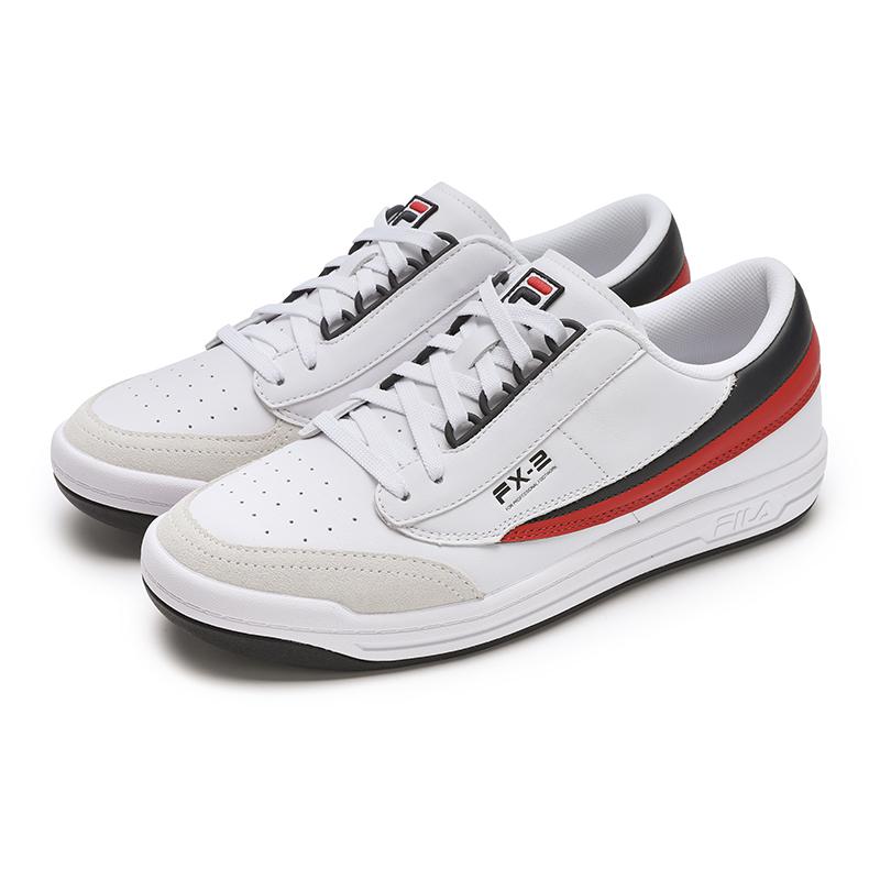 FILA FX-2 Modern Comfortable Durable Low-Top Skate Shoes Men sneaker White F12M511212FWT