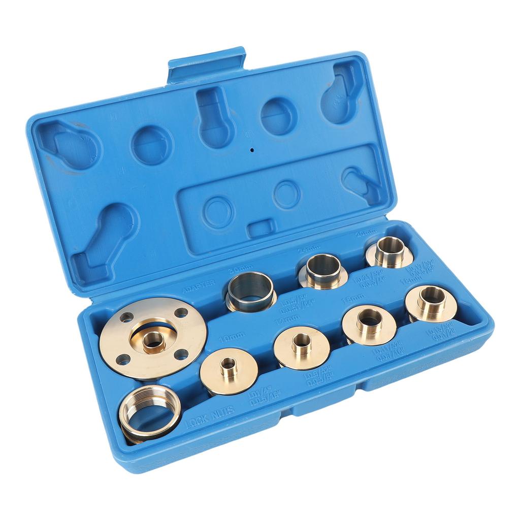 11-teiliges Fräsanschlag-Set Messing Effizient Langlebig Fräserschablone für Holzbearbeitung