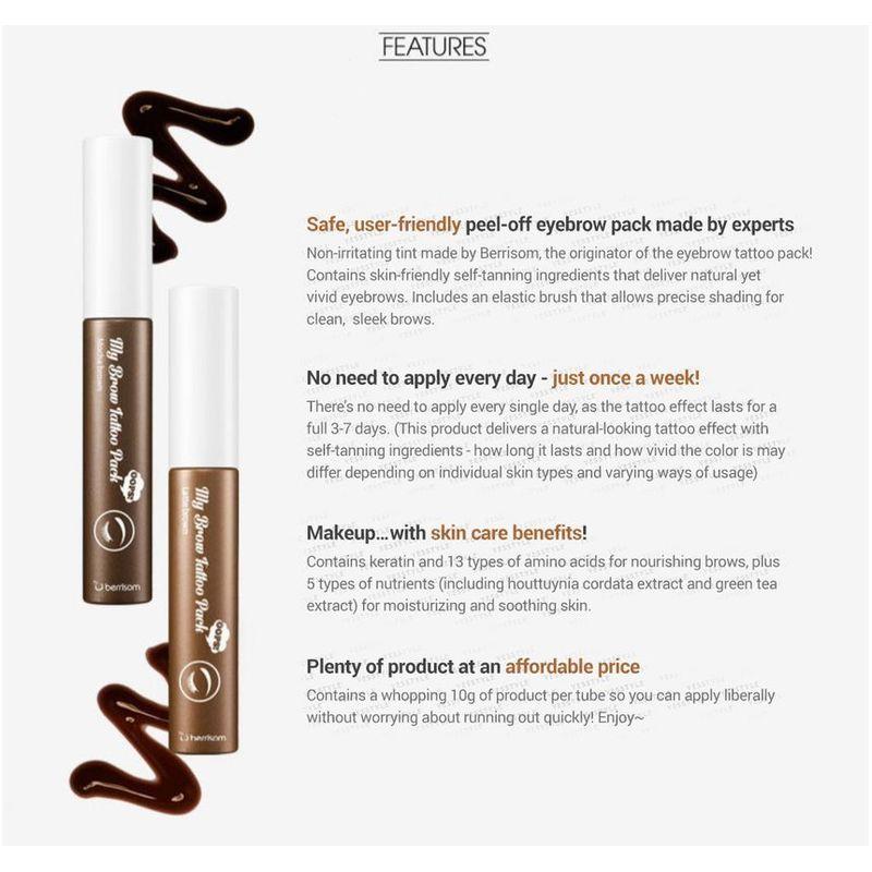 Berrisom - Oops My Brow Tattoo Pack - 3 Colors