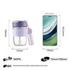 Wushengwu Borosilicate Glass Drinking Cup with Straw