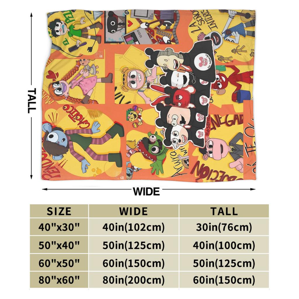 Super Soft 31 Minutos Comedy Throw Blanket Premium Flannel Fleece Lightweight Bed Blanket Warm Plush Bedspread All Season Use
