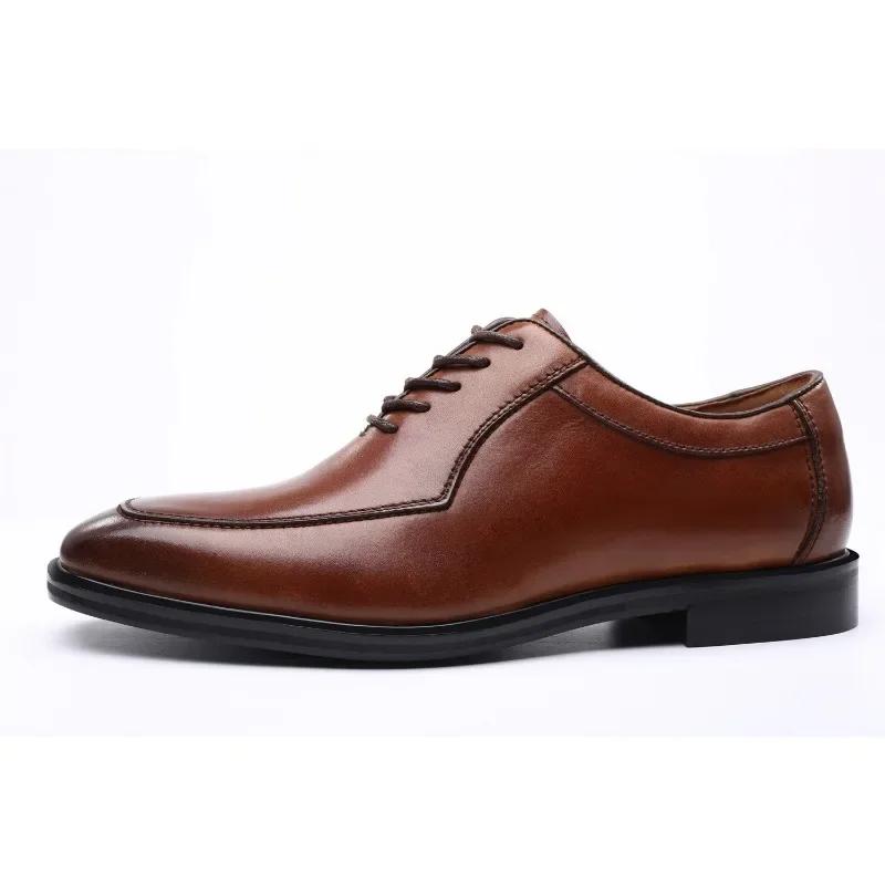 Luxuriöse Herren Business Schuhe Leder Herren Kleiderschuhe Bequeme Mode Loafers Schuhe für Herren Hochzeit Büro Lederschuhe