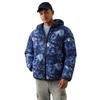 Reebok Chaqueta acolchada reversible para hombre con bloques de color