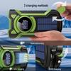 SHENYU Multifunctional Emergency Hand-Crank Solar Radio Flashlight