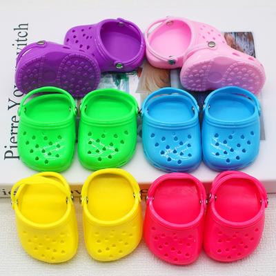 Zapatos de agujeros para perro mascota zapatos de playa zapatos para mascota muñeca de 18 pulgadas sandalias coloridas transpirables para exterior TikTok