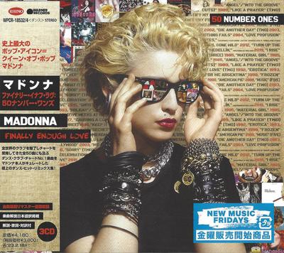 CD MADONNA Finally Enough Love 50 Number Ones WPCR185324 RHINO 2022 Giappone Obi Rock