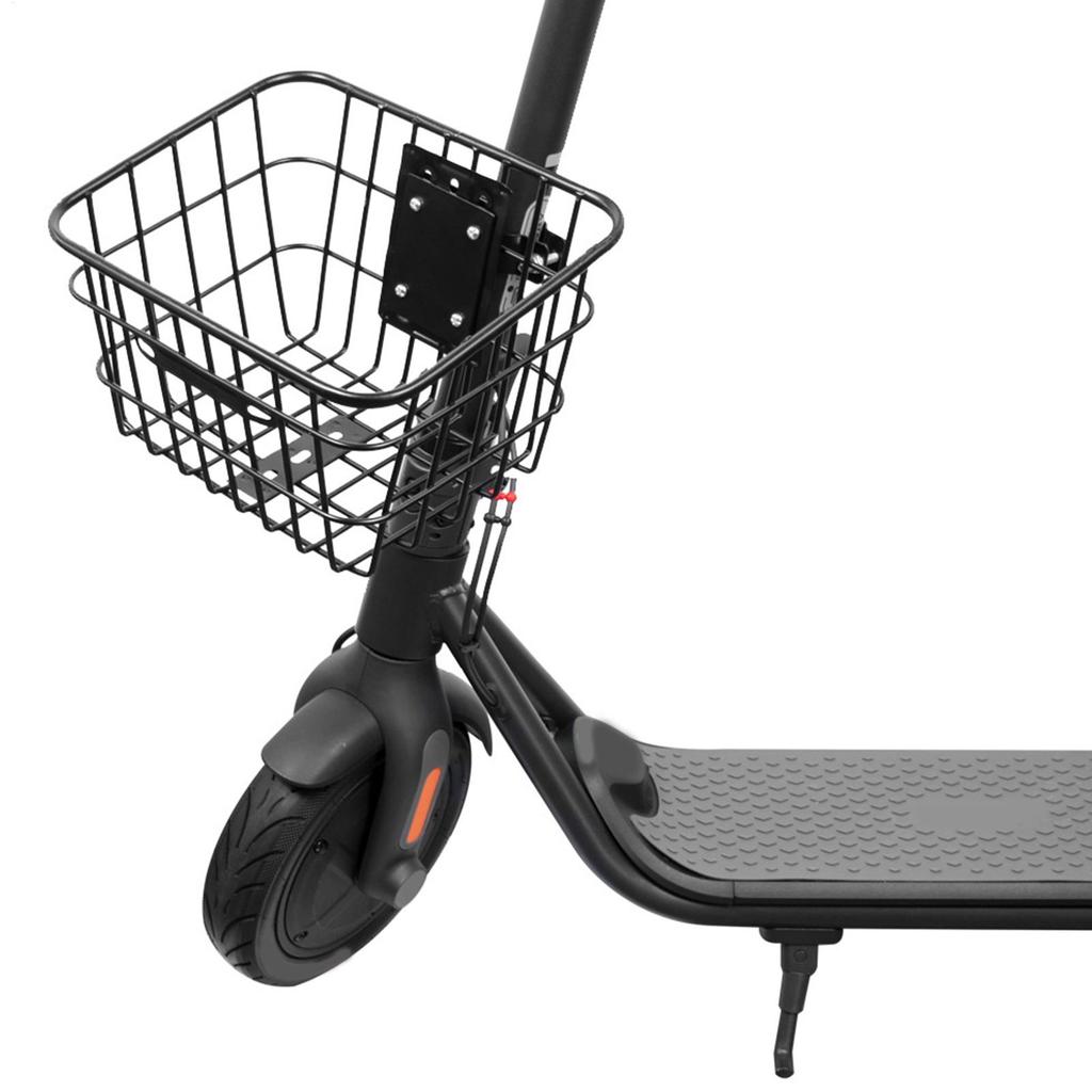 Electric Scooter Basket Iron Bike Front Basket Detachable Cycle Storage Cycling Accessories For Children Adults Daily