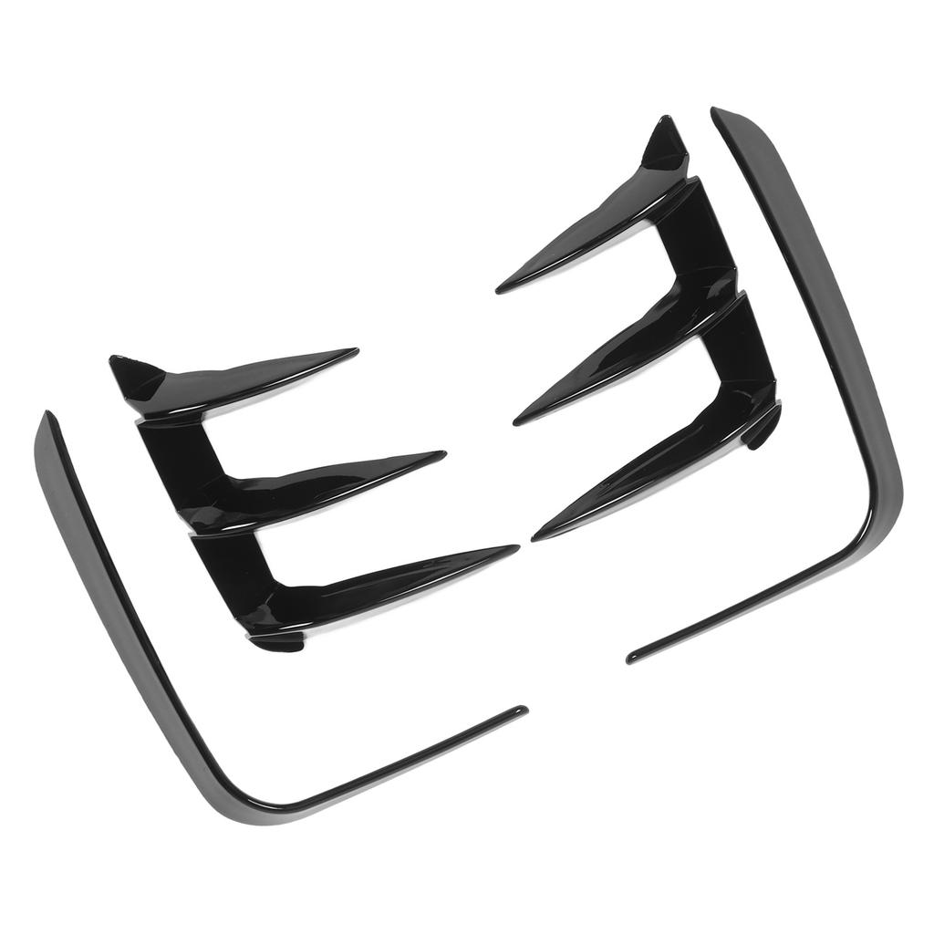 4Pcs Rear Bumper Side Splitter Glossy Black Stylish Rugged Rear Bumper Wind Knife For X3 G01 LCI M Sport