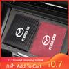 2025 Caldo Mazda Auto Portadocumenti Patente di Guida Coperture Fibra di Carbonio Camoscio Porta Carte di Credito Portafoglio Per Axela CX5 CX3 CX9 MX5 Demio Atenz