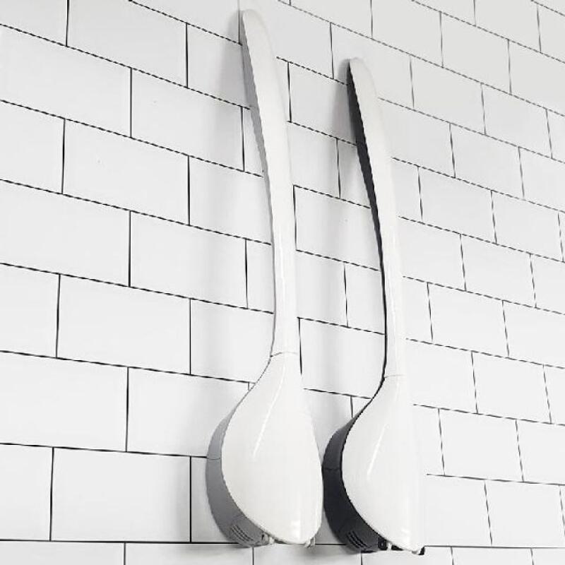 1 set of modern silicone toilet brush holders (random color)