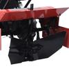VidaXL Plow Accessory with Drawbar Black Metal