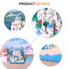 3D Paper Carving Art Craftwork Memo Pad Notepad Note Pad Desk Decoration Creative Diy Decorative Gift For Christmas Housewarming