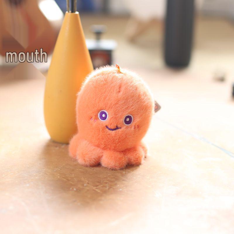 Adorable Marine Animal Plush Keychain: Crab, Lobster, Jellyfish, Shark Bag Charm Souvenir