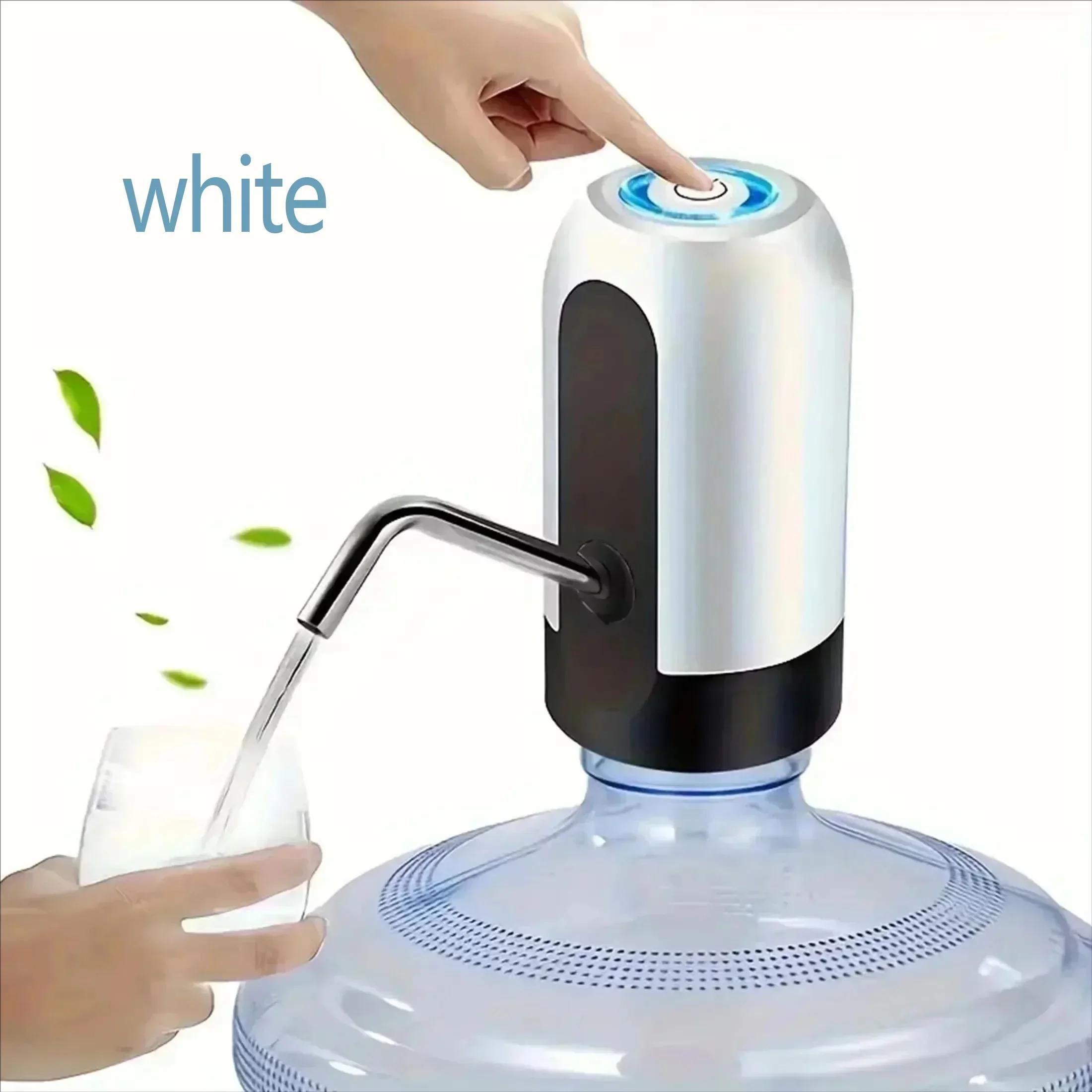 

[EasyWaterDispenser]EasyimportchargesUSBChargingWaterDispenserSuitablefor3-5GallonBottles,forCamping and Household Items білий
