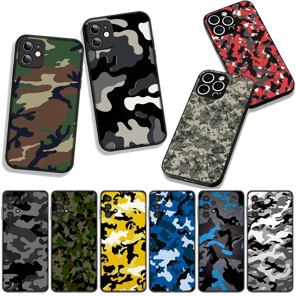 Pattern Fashion Camouflage Cover Phone Case for Xiaomi Redmi 15 A5 9A 9T 10A 10C 9C NFC 15C Note 11 9 10 Pro Plus 8T Coque