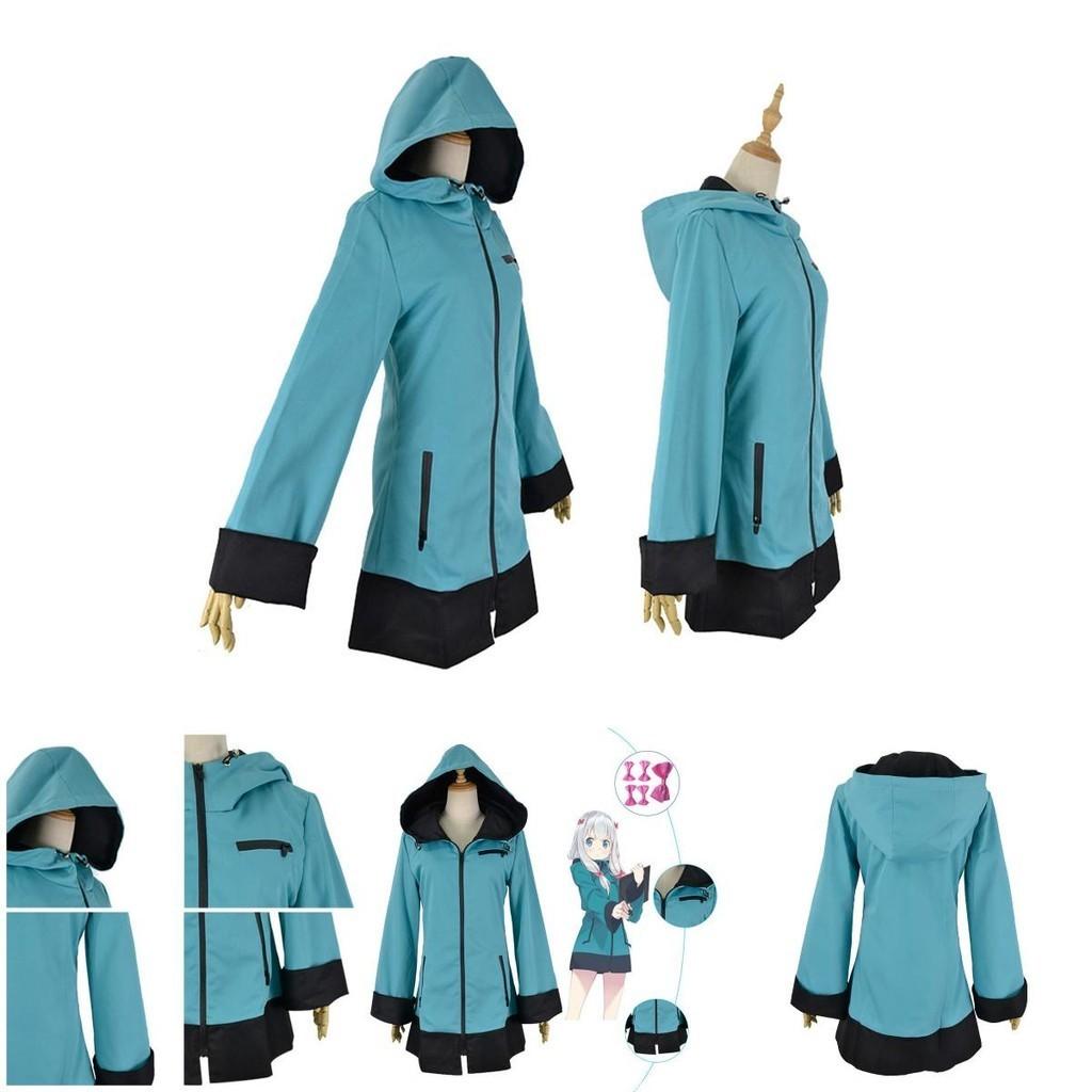 Eromanga Sensei Izumi Sagiri Zipper Costume Cosplay Hoodie Coat For Halloween And Parties