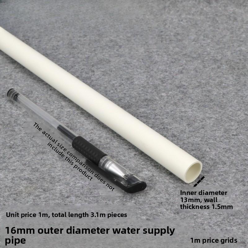 white 16mm Garden PVC Connector Fittings Straight 90 ° Elbow Tee Water Pipe Adapter Aquarium Water Supply 5-Way Joint