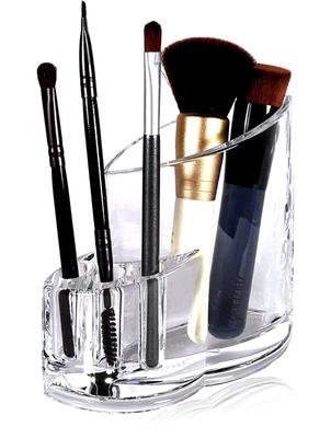 GemRich Makeup Brush Makeup Brush Cosmetic Stylish Case, Stand, Storage, Acrylic,