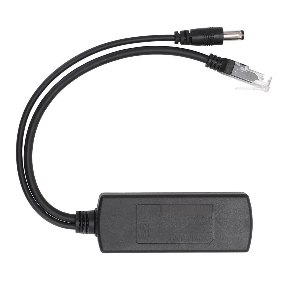 Gigabit PoE Splitter 10 100 1000Mbps 12V 2A Output Buffer Circuit Protection RJ45 Ethernet Splitter for Camera AP Voip