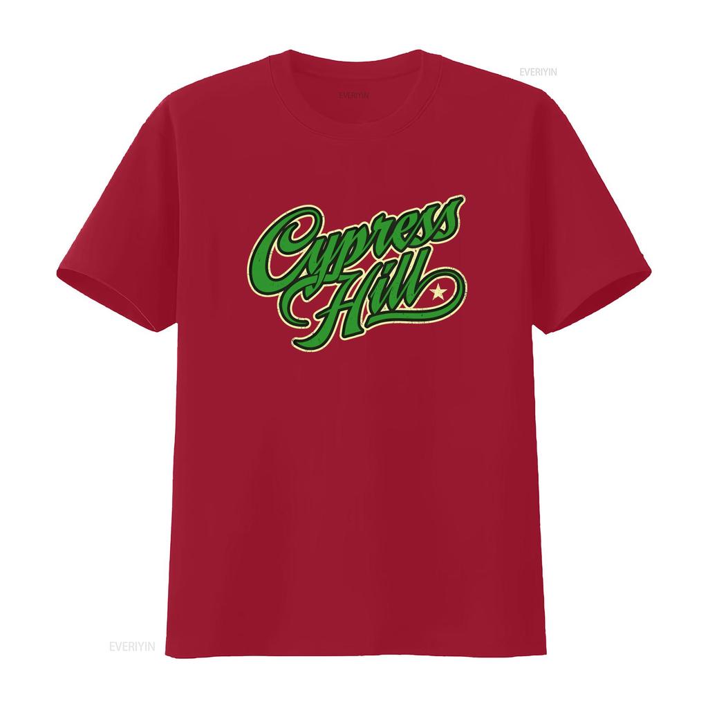 Stilvolles Inline Outline Cypress Hill T-Shirt Für Unisex Und Unisex Vintage Bequem Streetwear Leicht Gedehnt