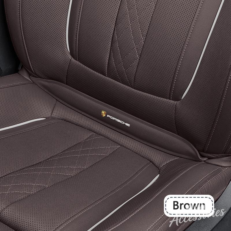 Leather Car Seat Gap Filler Auto Gap Dustproof Protector For Porsche 911 Cayenne Cayman Panamera Macan Taycan Boxster Carrera-GT CVG1