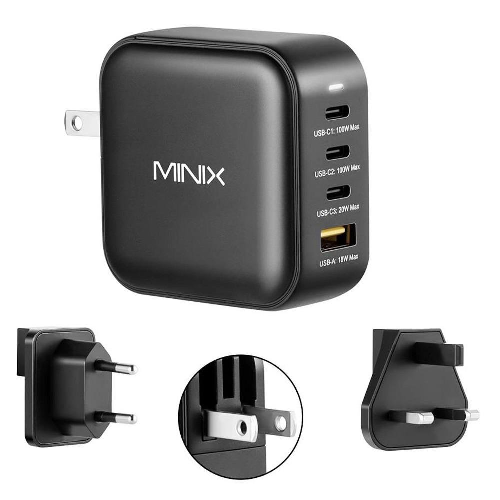 MINIX P3 4-Port GaN Wall Charger with Next-Gen GaN Technology