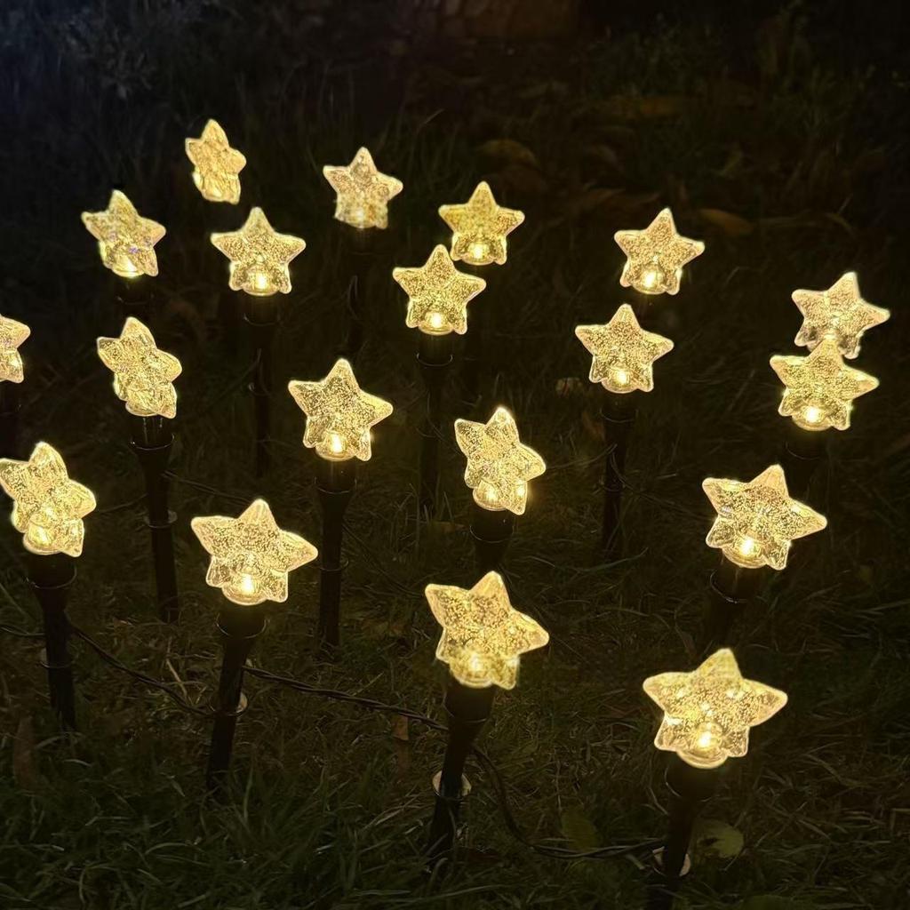 Solar Bubble Ball String Lights - Outdoor Fairy Lights for Courtyard, Path, and Lawn Decor