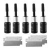Black Glass Repair Fluid Reusable Windscreen 5 Pcs