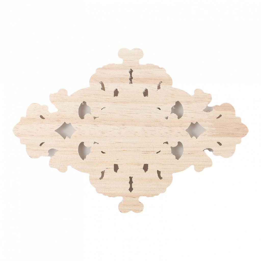 Door Cabinets Applique Wood Carving Furniture Decoration