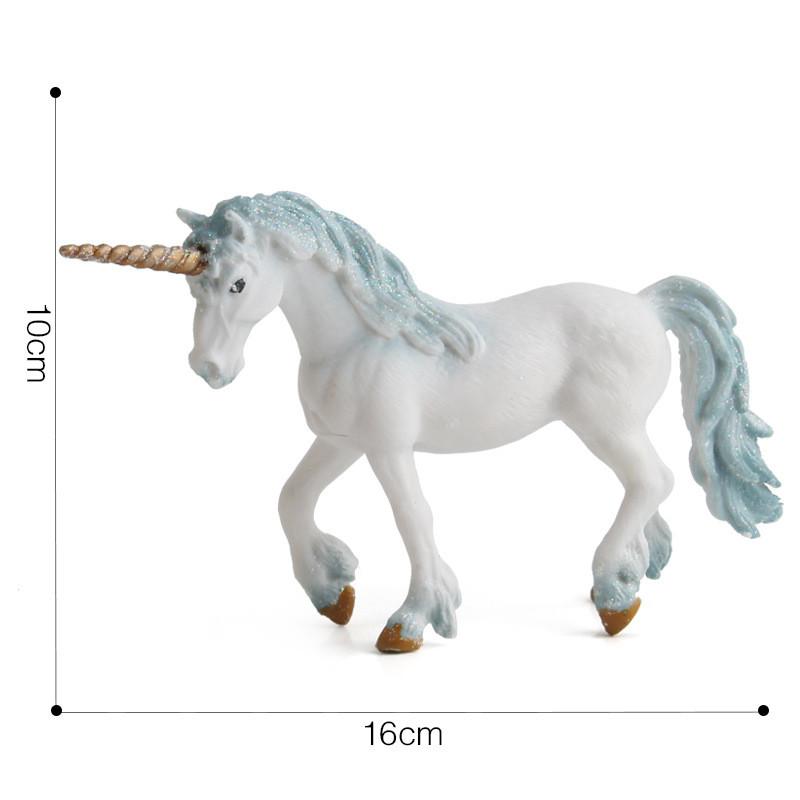 Unicorn Animal Model Figurine Pvc Static Display Toy For Home Decor