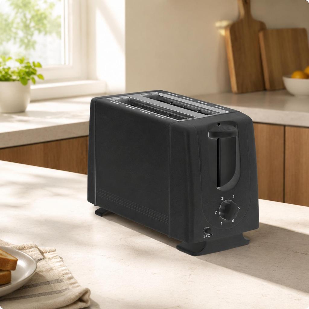 Toasts Maker with Control Shade Selector Adjustable Settings 2 Slice TwoslotSlot