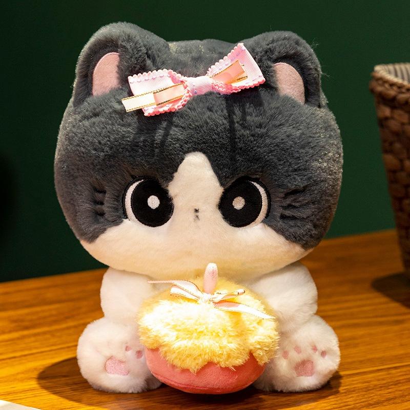 Doll Plush Toy Doll Magic Cat Cute Anime Peripheral Kitten Gift Cartoon Doll Children's Pillow