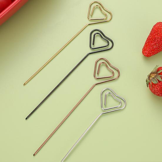 Drink Picks Heat Resistant Long-lasting Decorative Multi Shapes Reusable Fruit Stick