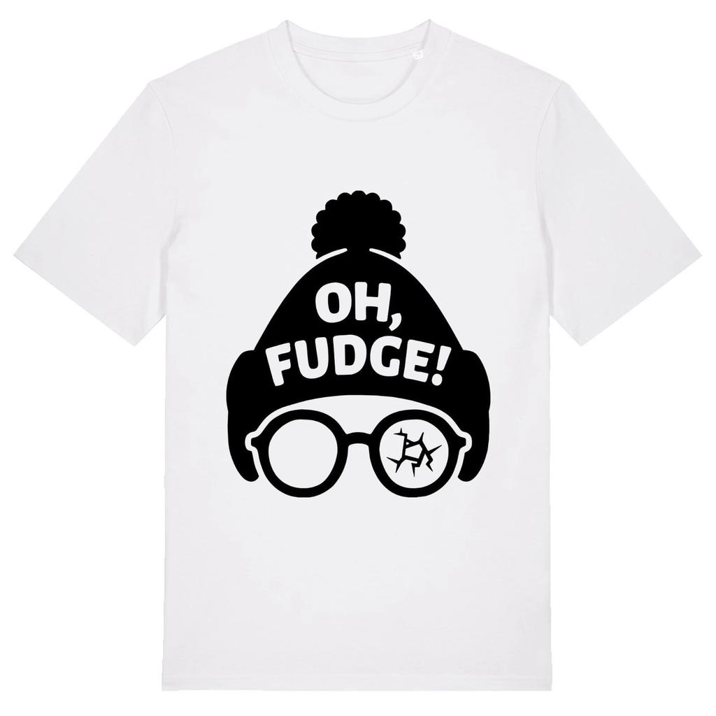 Oh Fudge!- Unisex T-Shirt Secret Santa Christmas Festive Present Reindeer Sleigh