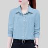 Stylish Women's Short-Sleeve Tummy-Concealing Summer Shirt - Casual Loose Fit