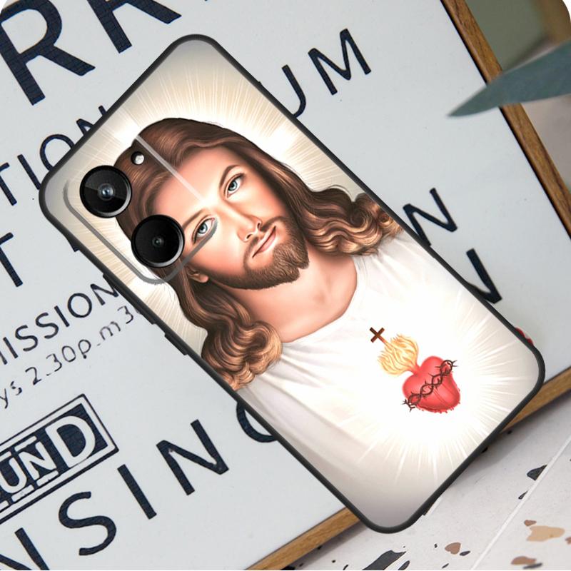 Christian Jesus For Realme C55 C53 C67 GT Neo 5 6 9 10 11 12 Pro Plus C11 C25 C21Y C30 C31 C33 C35 C51 Case