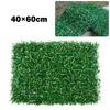 40x60cm Artificial Plant Walls Foliage Hedge Grass Mat Greenery Panels Fence Home Decoration Fake Plants Garden Simulated Lawns