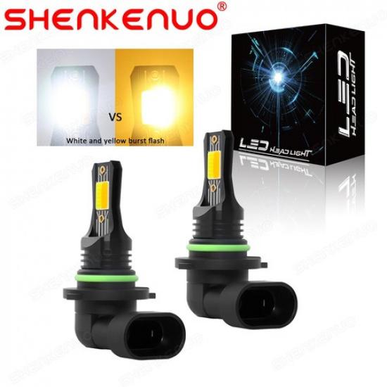 2 шт. Светодиодные лампы противотуманных фар 9006 Switchback Dual для 2007-2010 Infiniti G35 G37