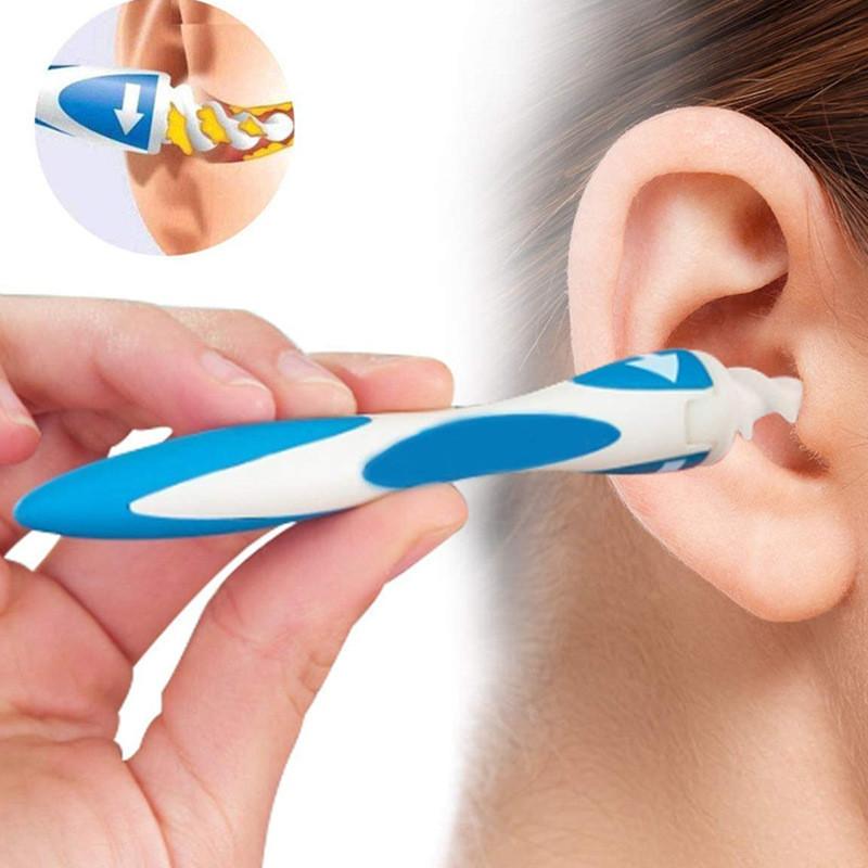 Silicone Spiral Ear Cleaning Tool Set For Safe Ear Hygiene And Personal Care
