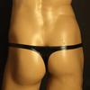 Bikini Mens Underwears Faux Faux Leather Open Pouch