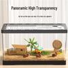 Luxury Acrylic Transparent Hamster Cage with Landscaping - Beginner Friendly, Spacious, for Golden Hamsters