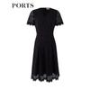 Ports Women's V-Neck Slim Fit Dress