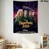 Hocus Pocus 3 Hour Tapestry Wallmounted Background Cloth Soft Christmas Gift Atmospheric Background Cloth
