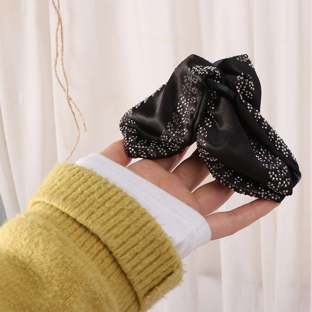 Sparkling Hair Grip Clip Large Size Rhinestone Hair Clip Fashion Wheat Ear Shark Clip Evening
