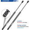 Rear Window Glass Shocks Struts Lift Supports Gas Springs 6600 Compatible with 2000-2005 Ford Excursion Base/Eddie Bauer/Limited/XLS/XLT Sport