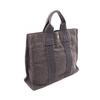 Used HERMES HerlinePM Tote Bag 101056M Nylon canvas Gray Used Women