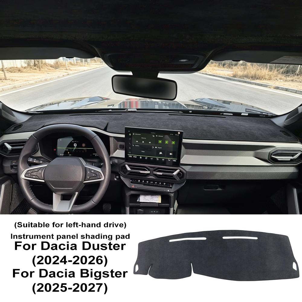 For Dacia Duster 3 2024 2025 2026 for Dacia Bigster 2025 2026 Avoid Light Pad Car Dashboard Cover Flannel Mat Accessories
