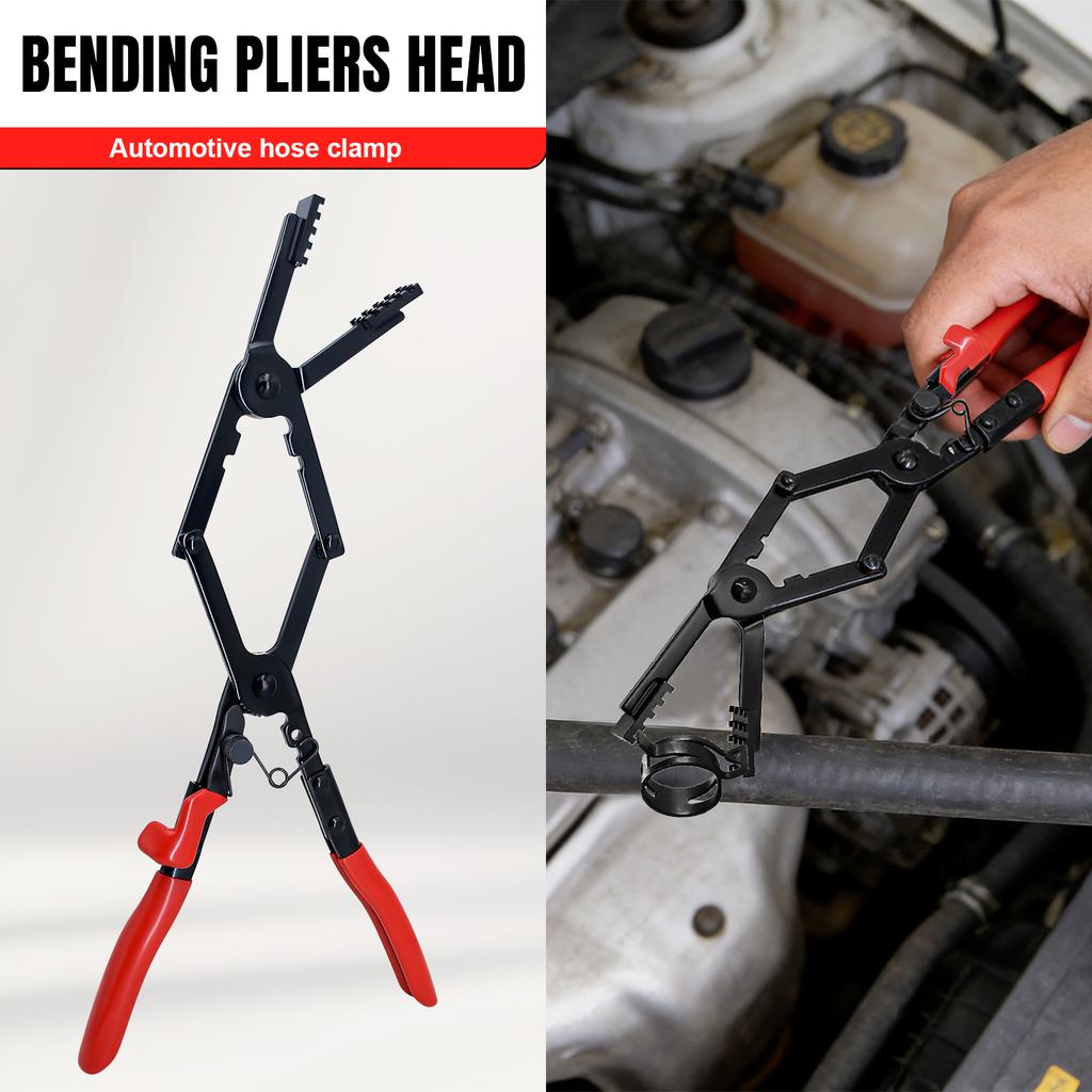 Long Reach Hose Clamp Pliers with Locking Mechanism, Extra Long Reach Hose Clamp Pliers for Hard-to-Reach Hoses