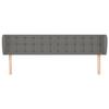 Headboard - Maison Exclusive - Dark Grey - Breathable and Durable Fabric - Adjustable Height